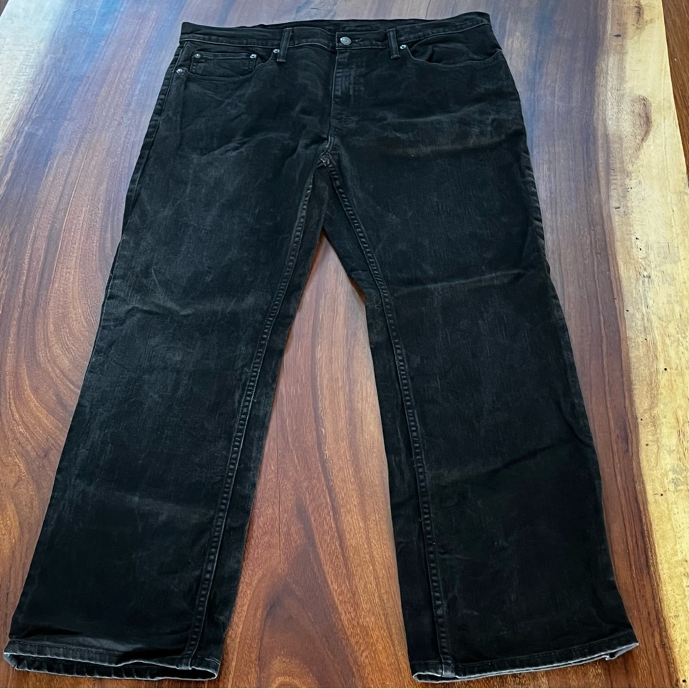 LEVI’S Men’s 559 Relaxed Straight Rich Black Jeans Size 38/34 (style 40196)